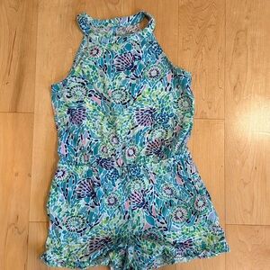 Lilly Pulitzer girls romper size L (8-10), excellent condition